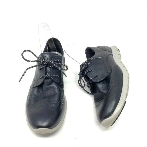 Cole Haan Zerogrand Women’s Size 9 B Black Oxford Wingtip Casual Dress W01630 - Picture 2 of 10